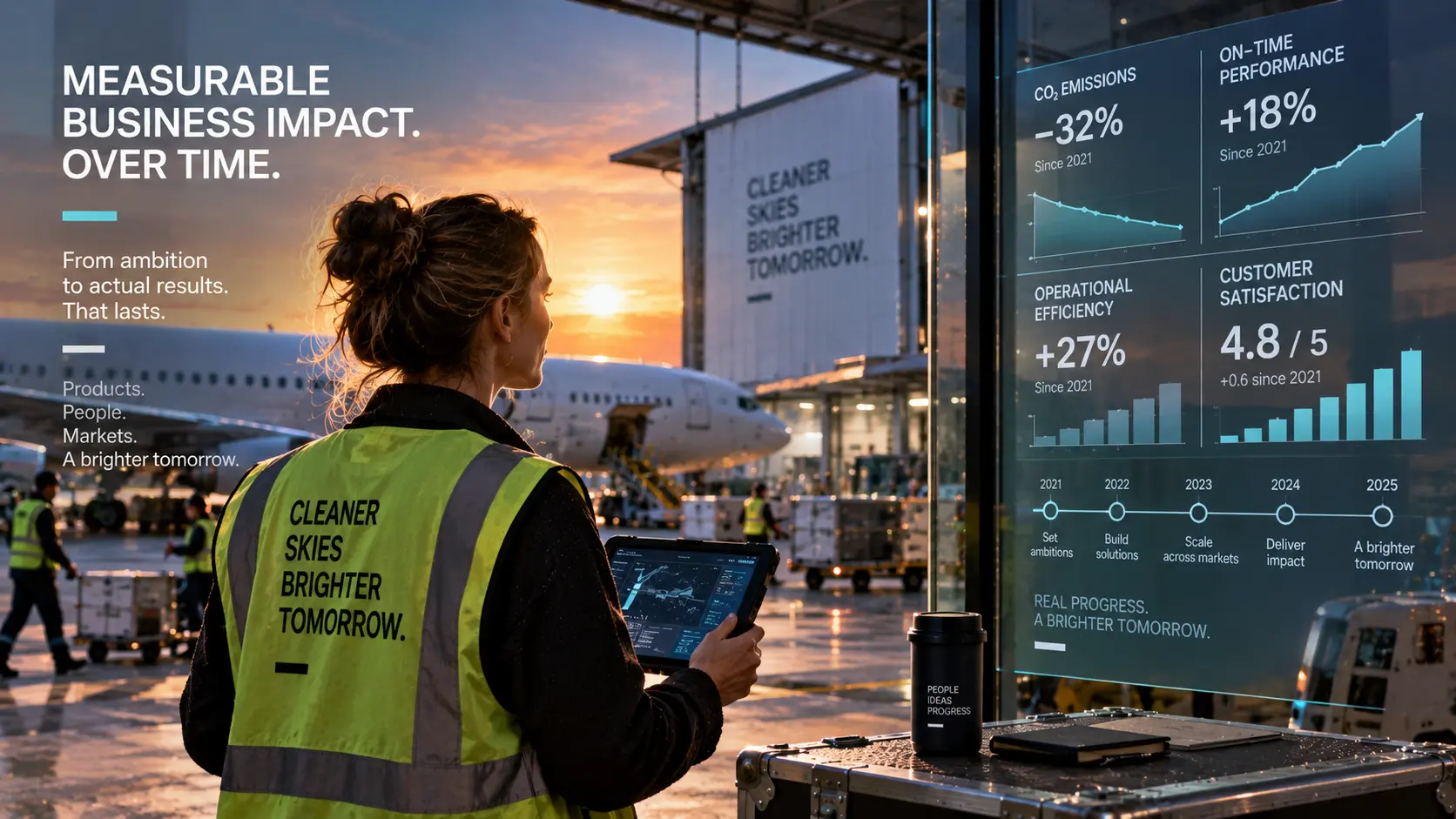 Operations performance measured over time